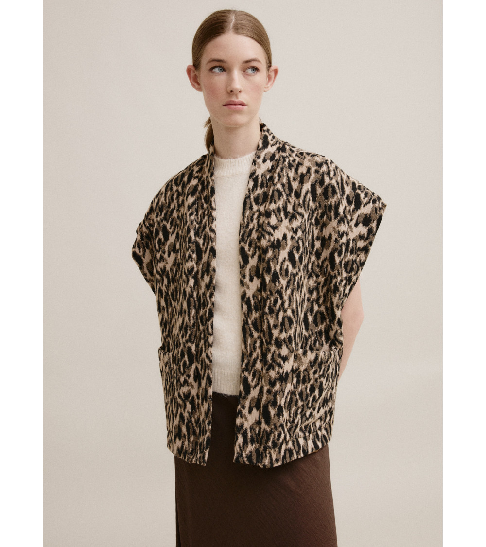 CHALECO ANIMAL PRINT