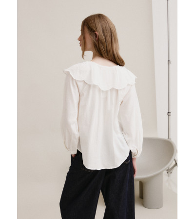 BLUSA CUELLO LAZO