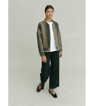 CHAQUETA BOMBER ANIMAL PRINT