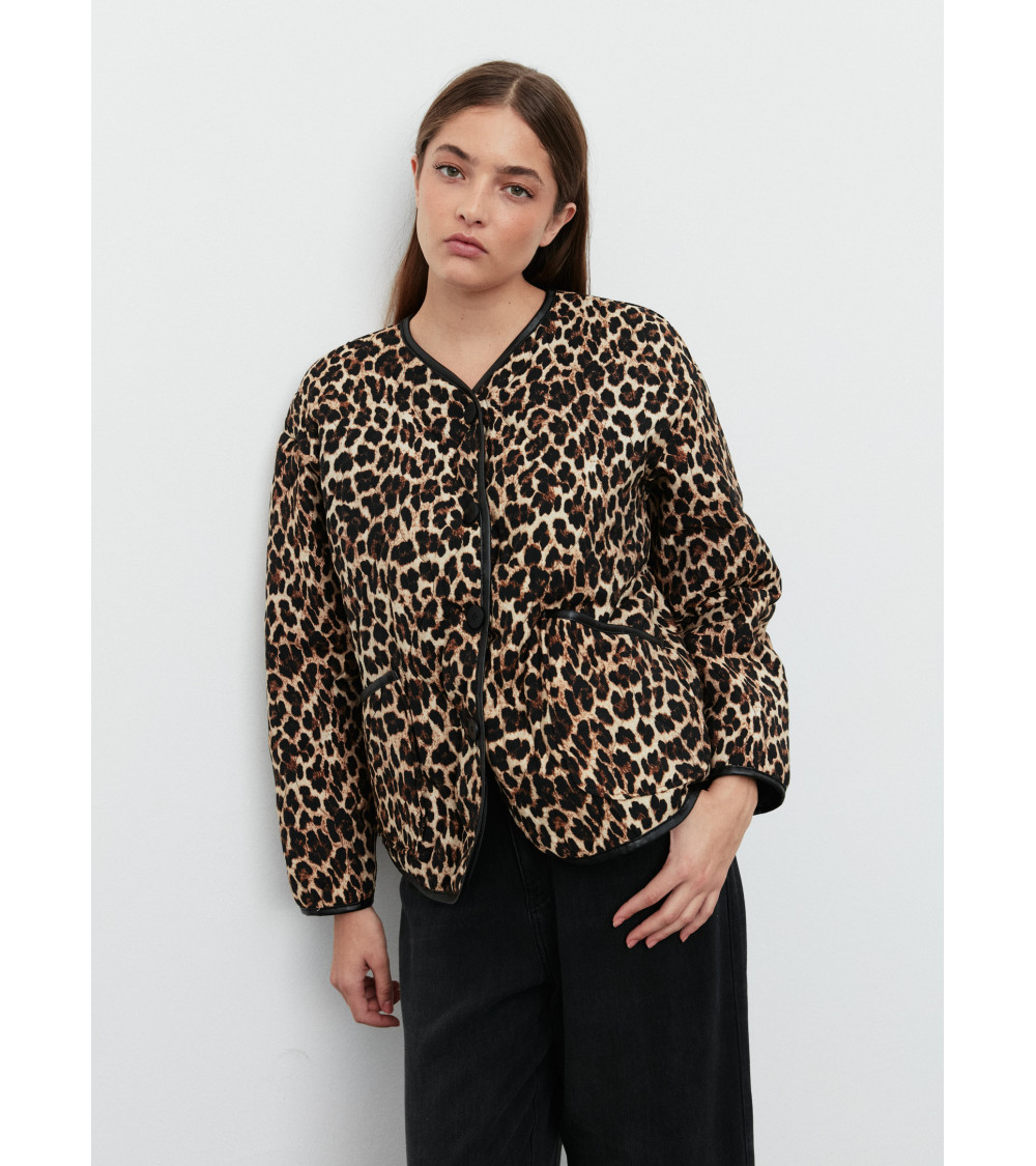 CHAQUETA BOTONES LEOPARDO