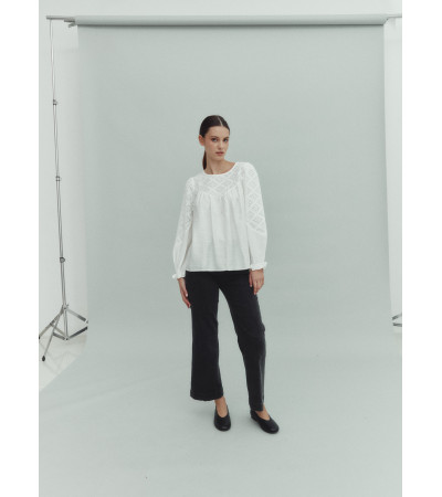 BLUSA DETALLE CROCHÉ | MULAYA