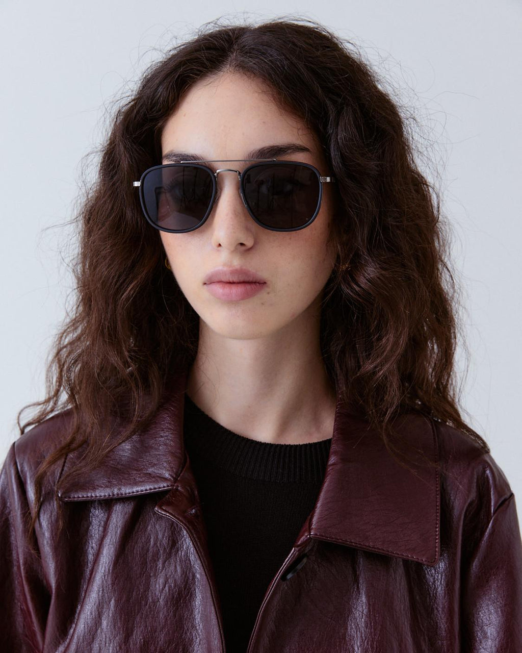 DOUBLE BRIDGE AVIATOR SUNGLASSES