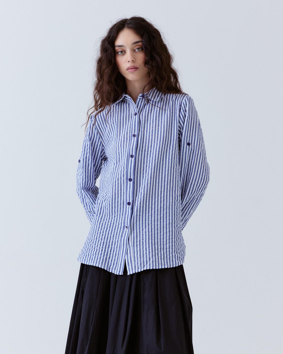CAMISA LARGA RAYAS