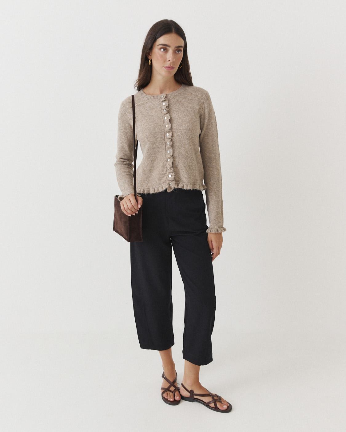 CARDIGAN PUNTO VOLANTES