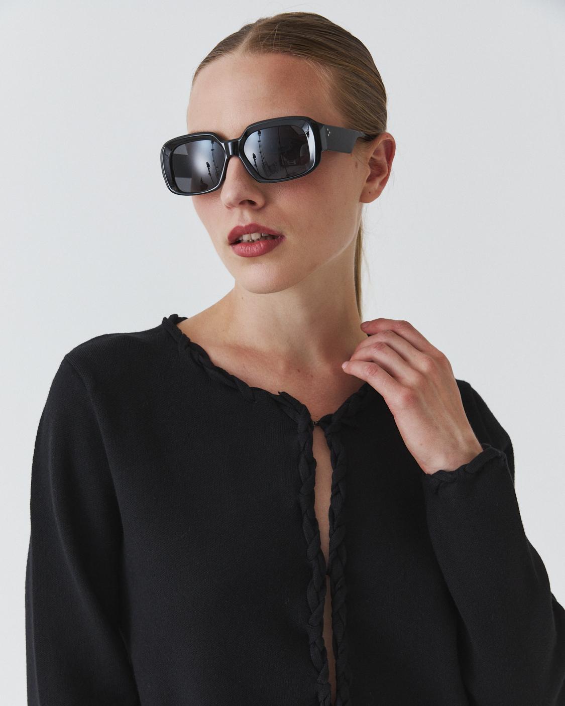 HOOK-AND-EYE CARDIGAN