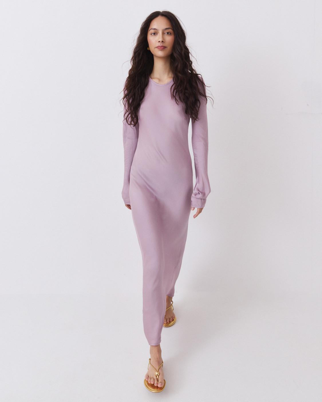 VESTIDO LARGO SATÉN