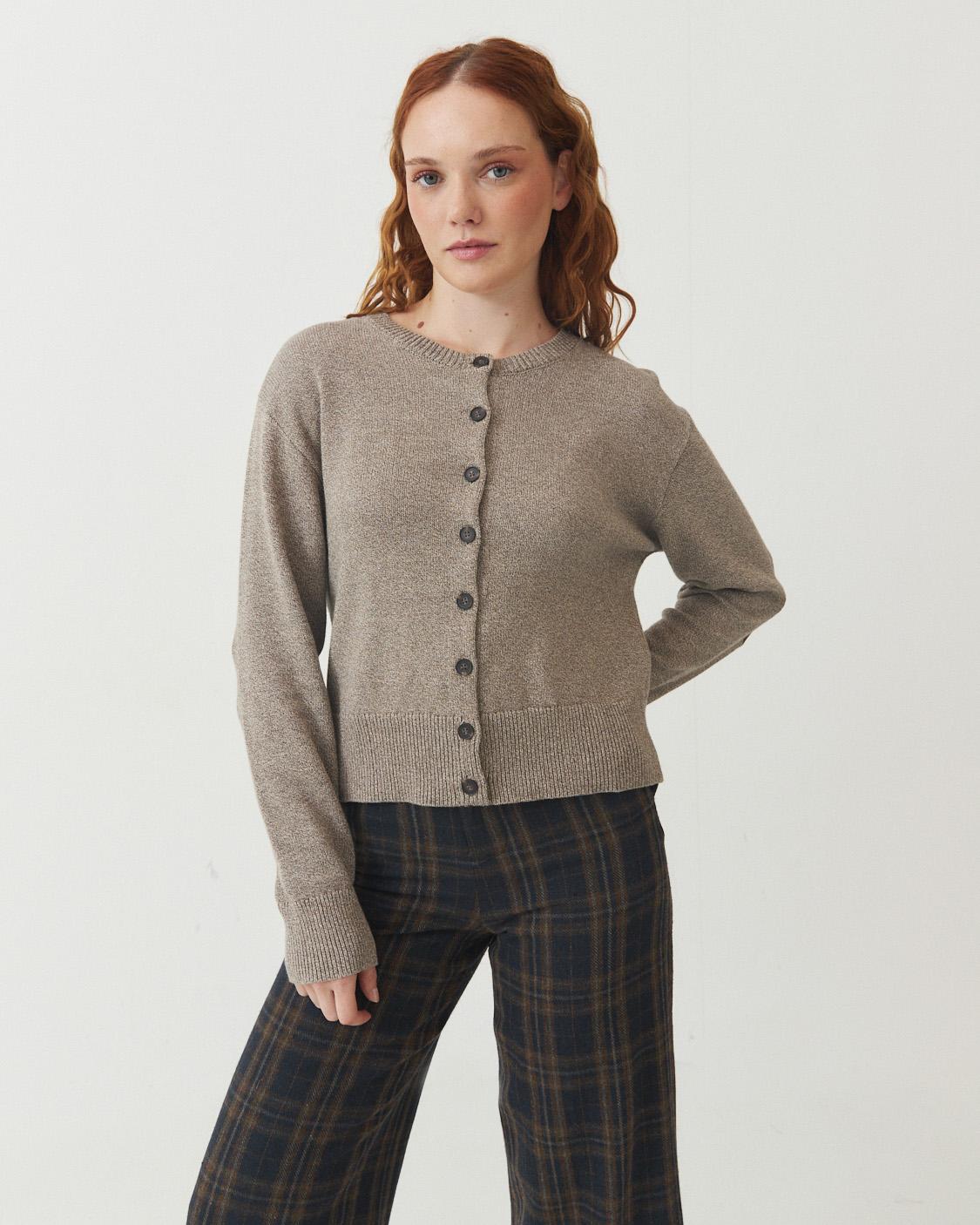 BUTTON-DOWN KNIT CARDIGAN