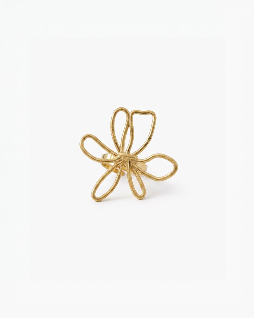 SILHOUETTE FLOWER RING