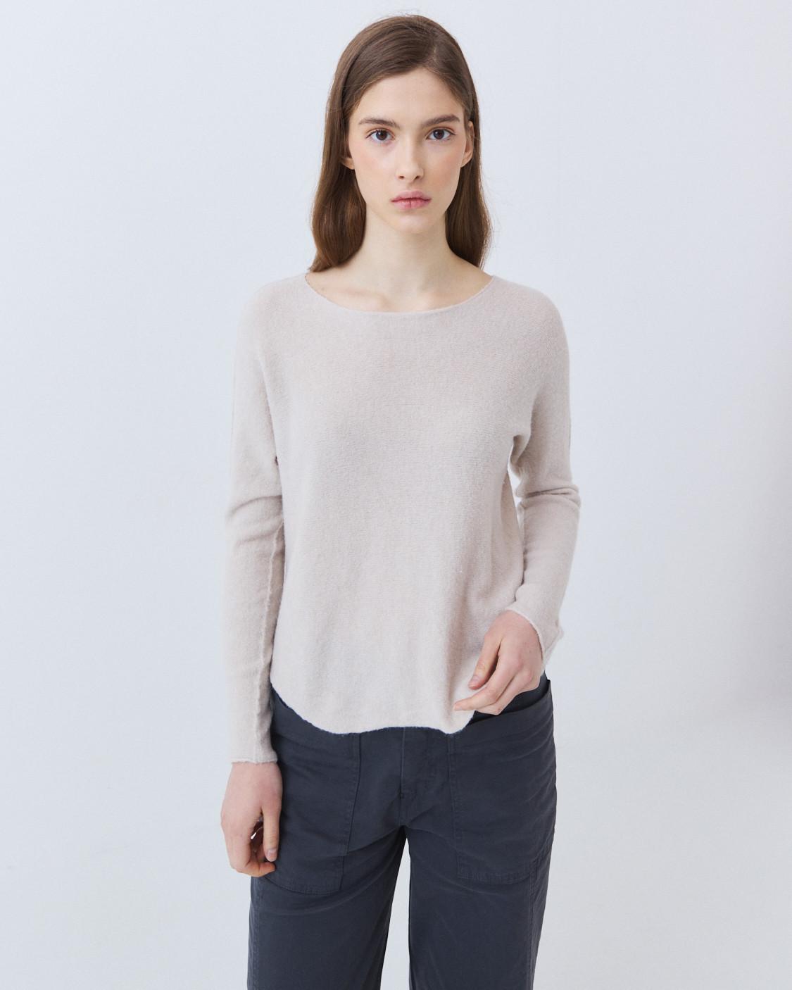 ROUND NECK KNIT SWEATER
