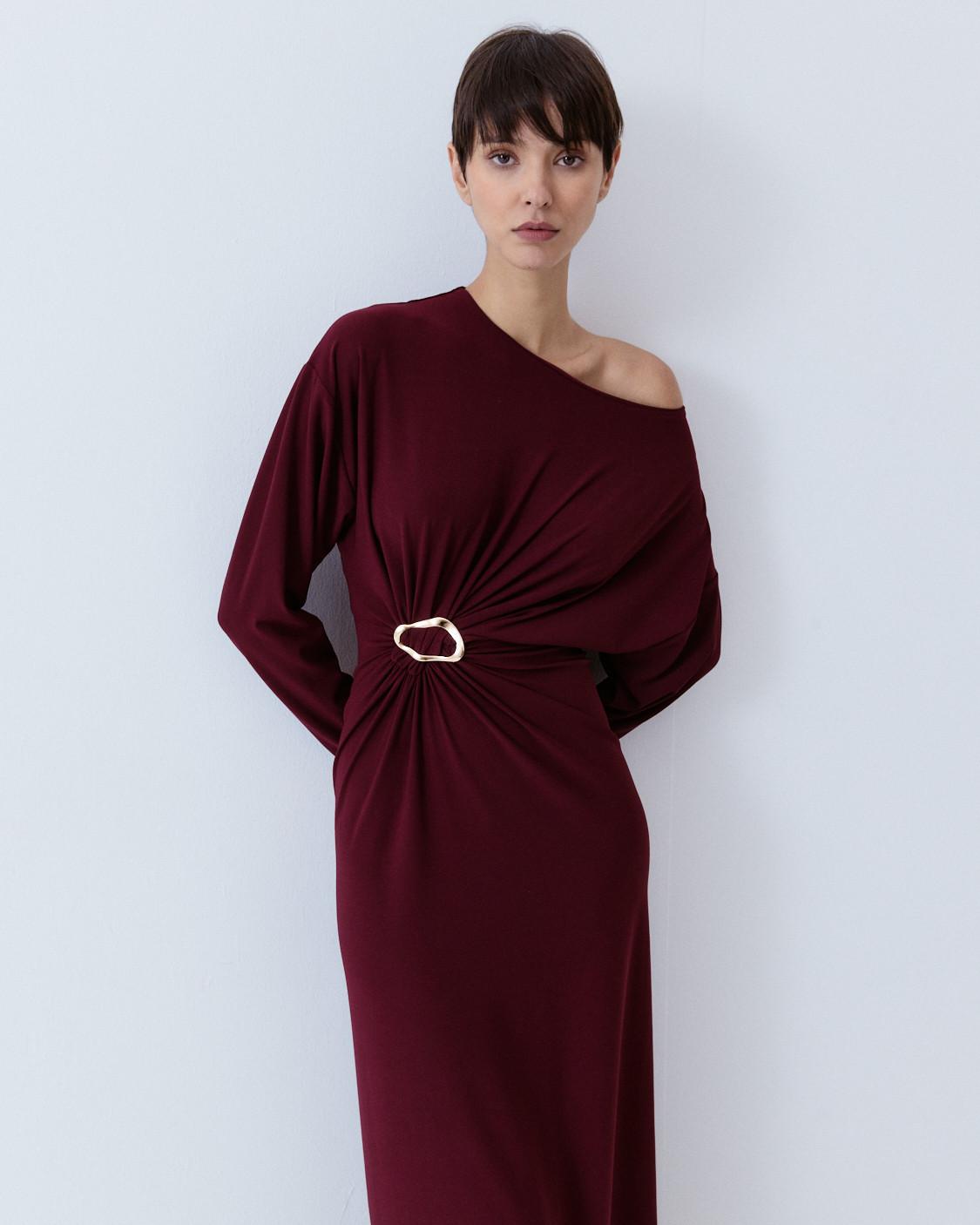 GOLDEN APPLIQUE MAXI DRESS