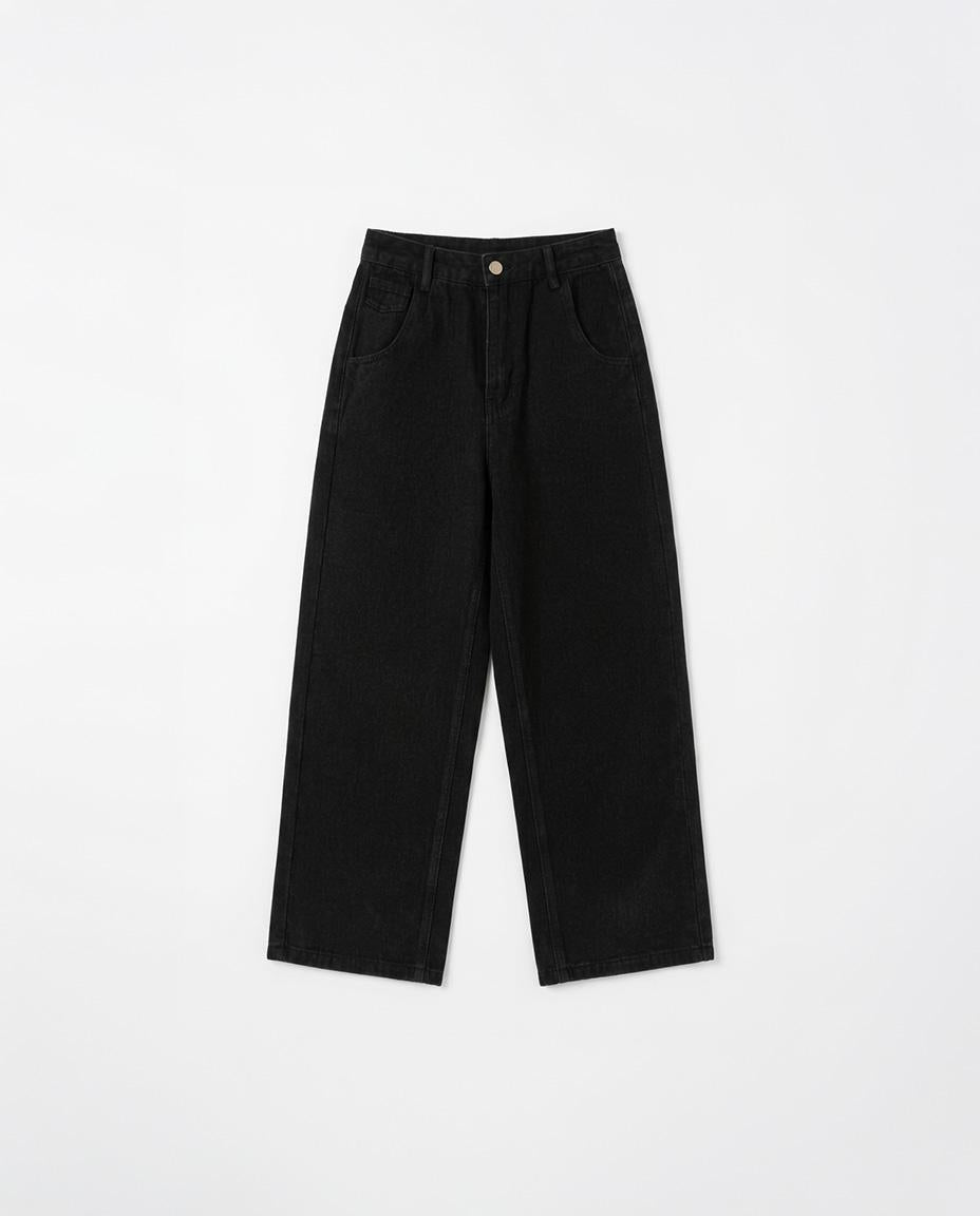 JEANS WIDE LEG ANIMAL PRINT