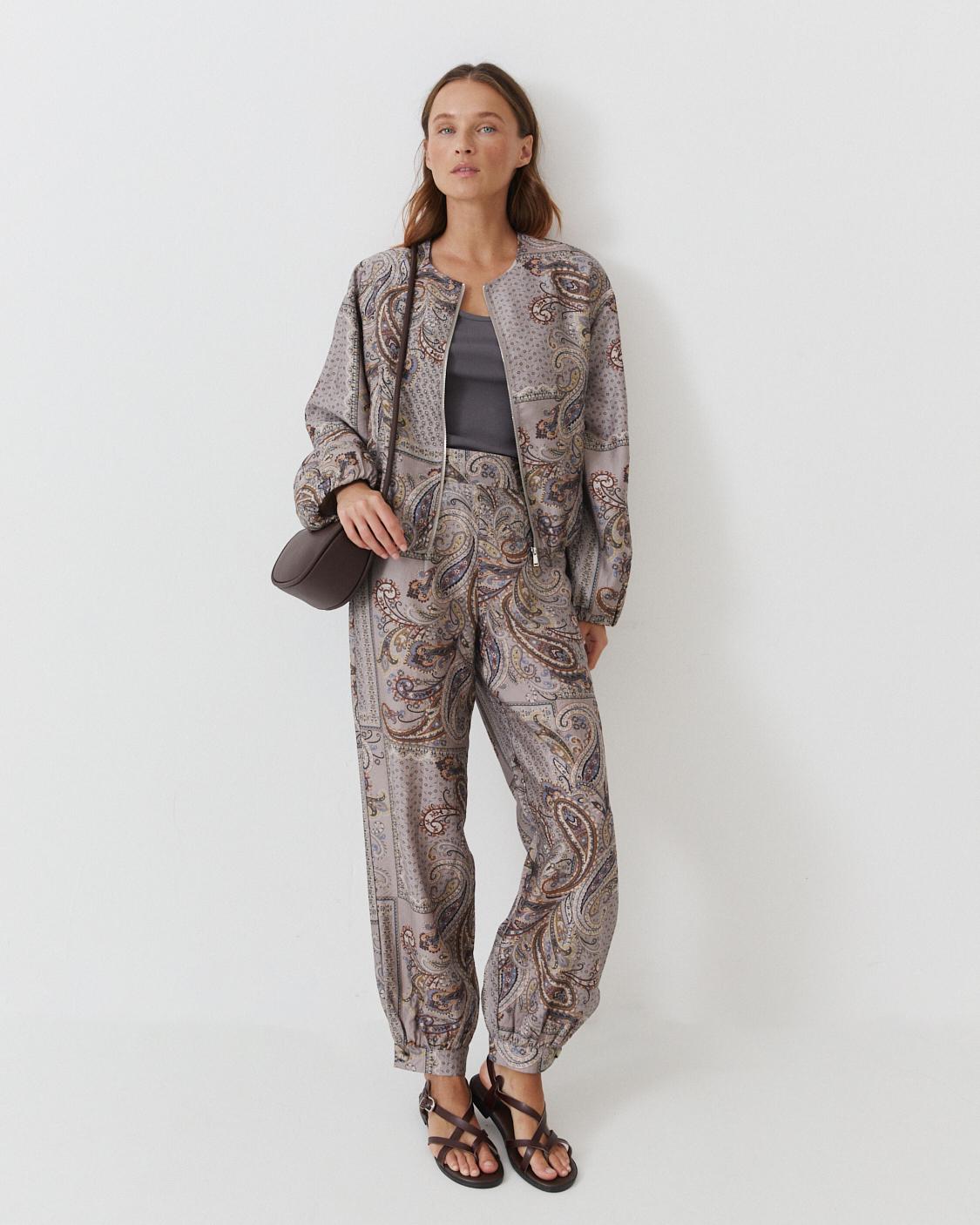 CHAQUETA ESTAMPADA PAISLEY