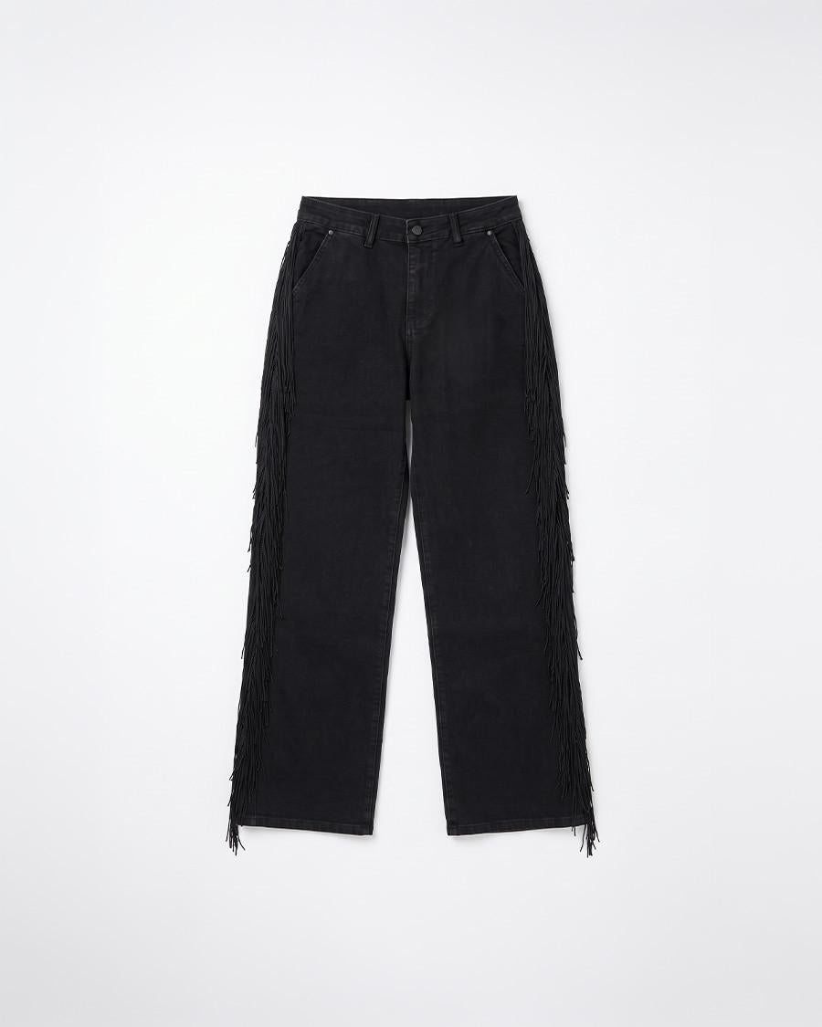 JEANS WIDE LEG FLECOS