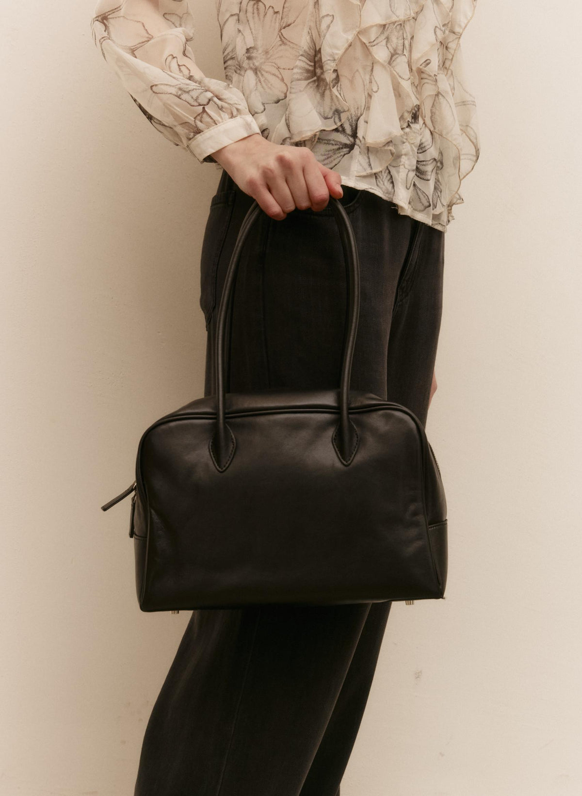 BOLSO MEDIO HOMBRO PIEL