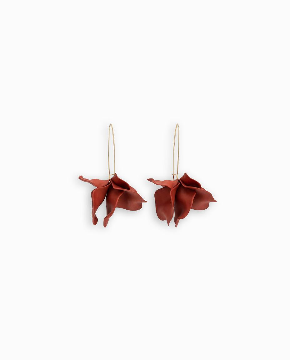 PENDIENTES COLGANTES PÉTALOS