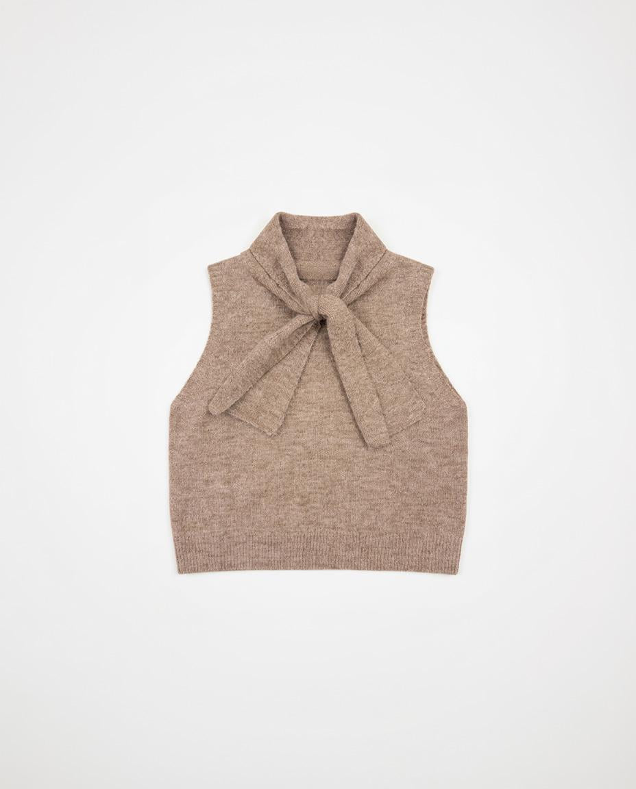 KNIT LACE VEST