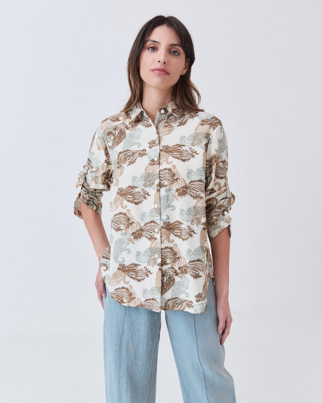 ORNAMENTAL PRINT SHIRT