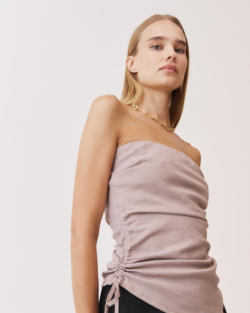 TOP BANDEAU FRUNCIDO