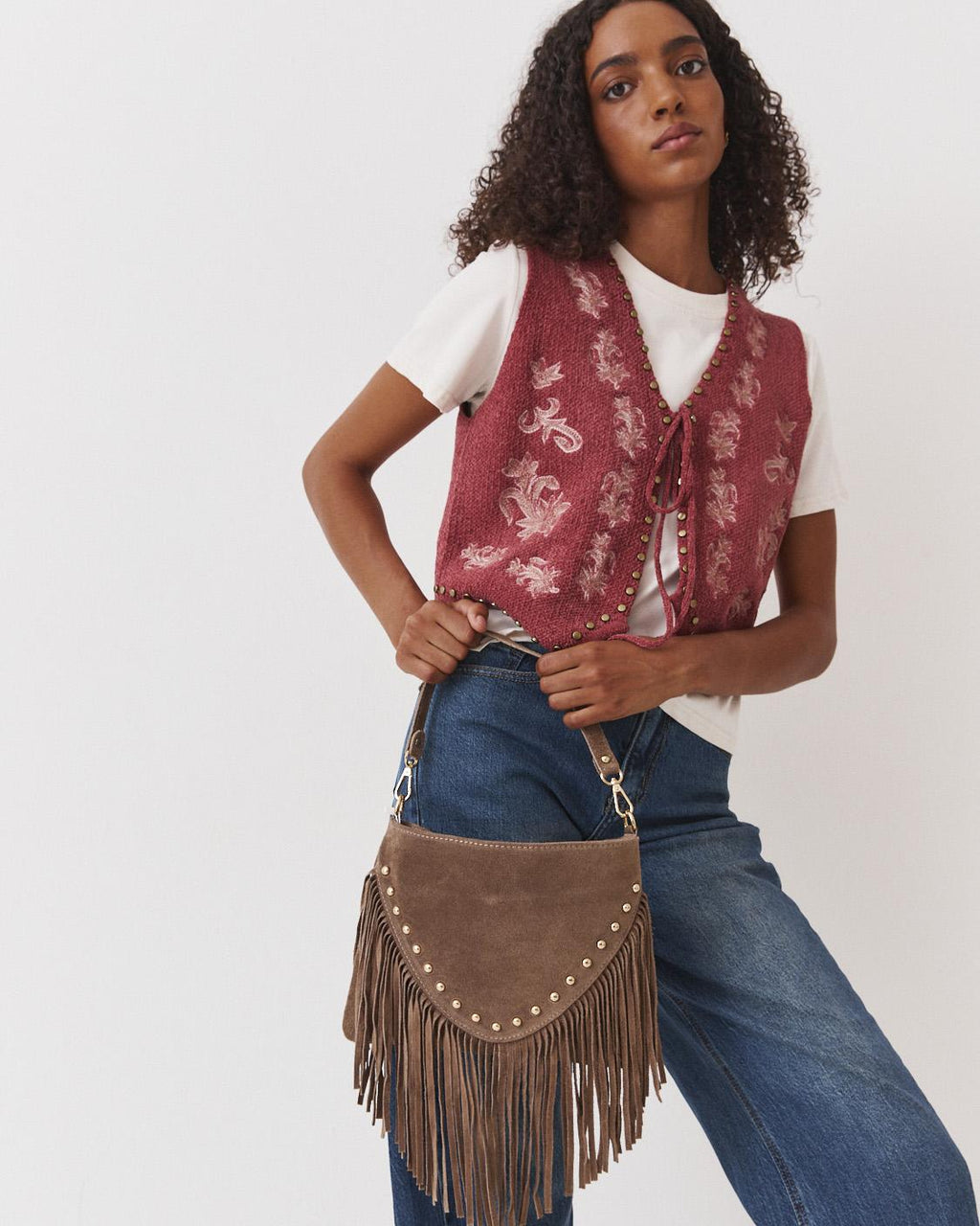 BOLSO MEDIANO FLECOS