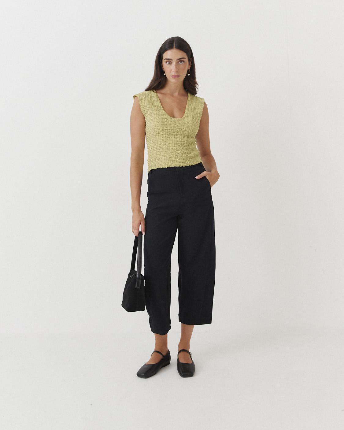 PANTALON BARREL VESTIR