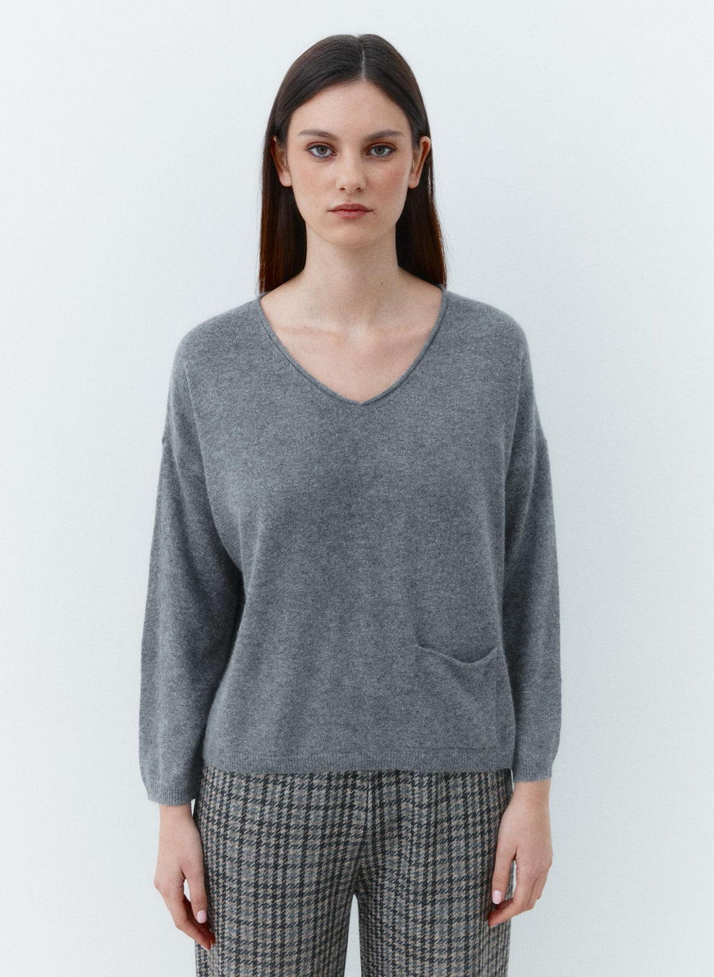 JERSEY CUELLO PICO BOLSILLO
