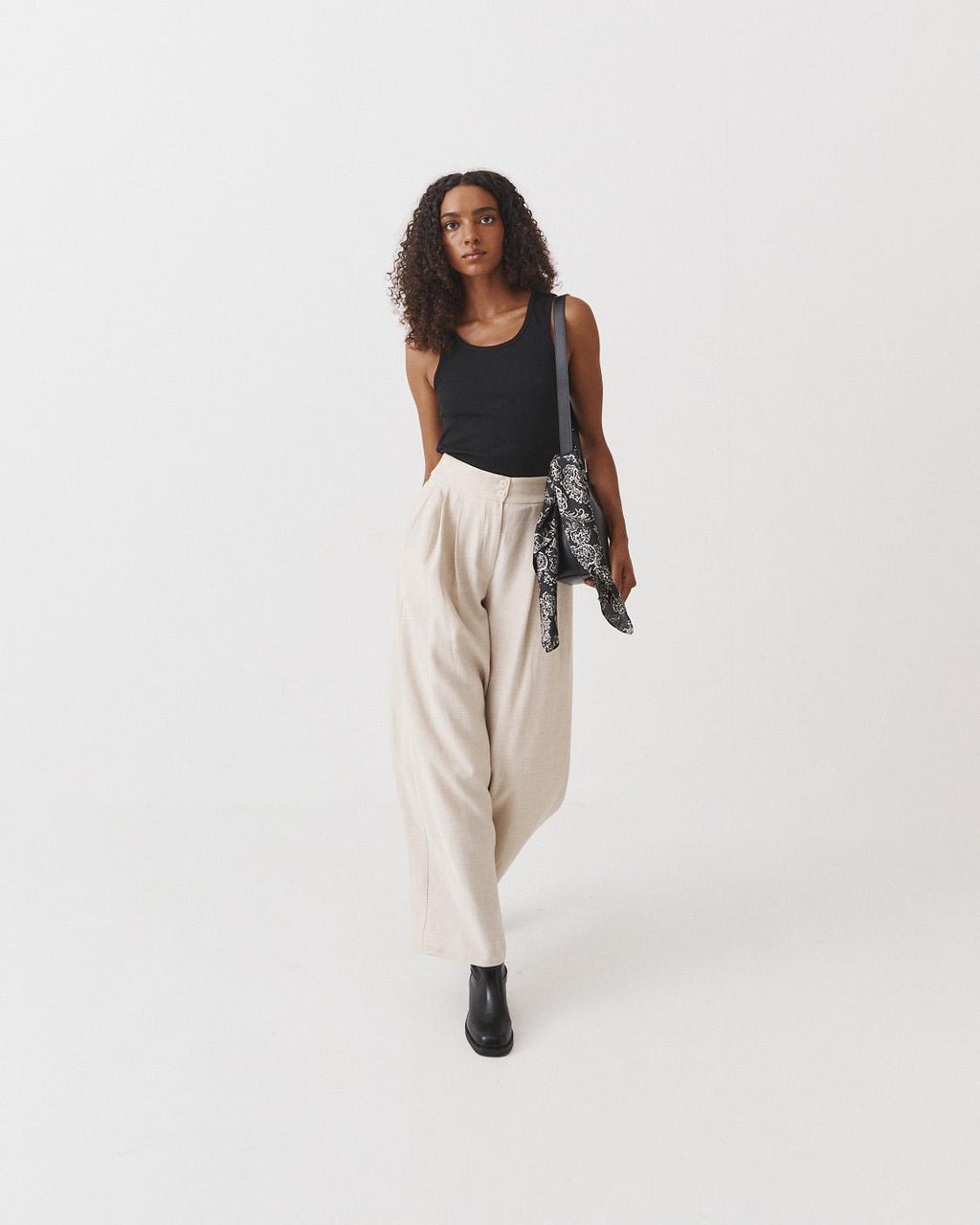 LINEN PALAZZO PANTS