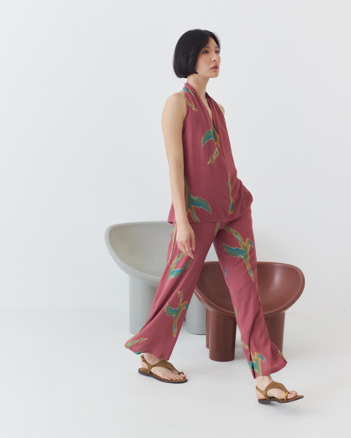 TOP HALTER ESTAMPADO