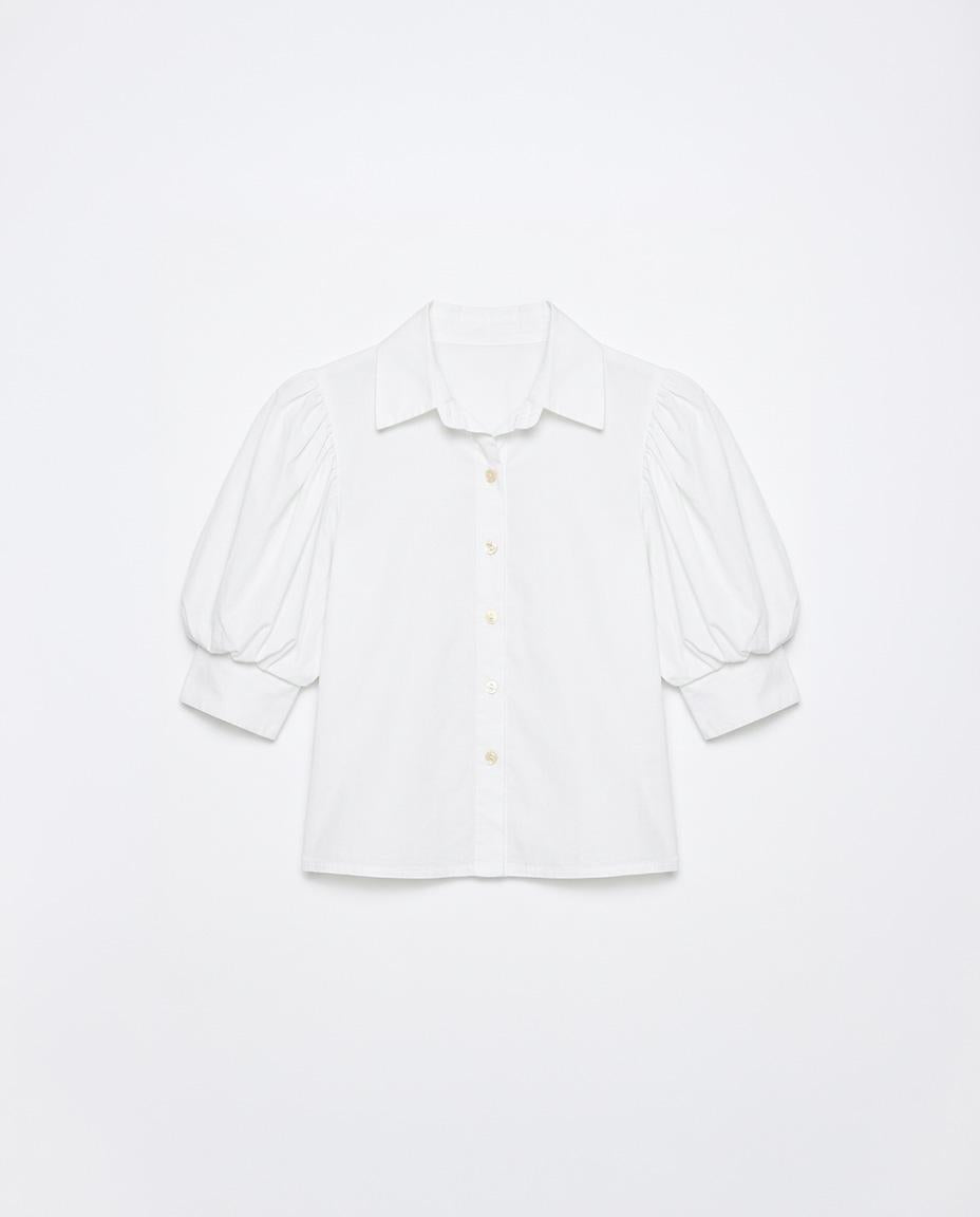 CAMISA MANGA FRANCESA ABULLONADA