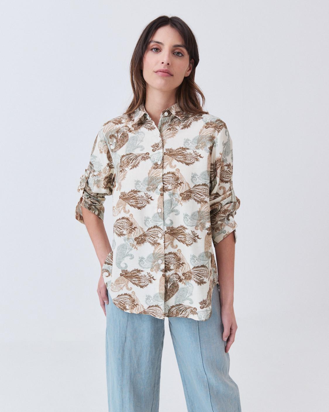 ORNAMENTAL PRINT SHIRT