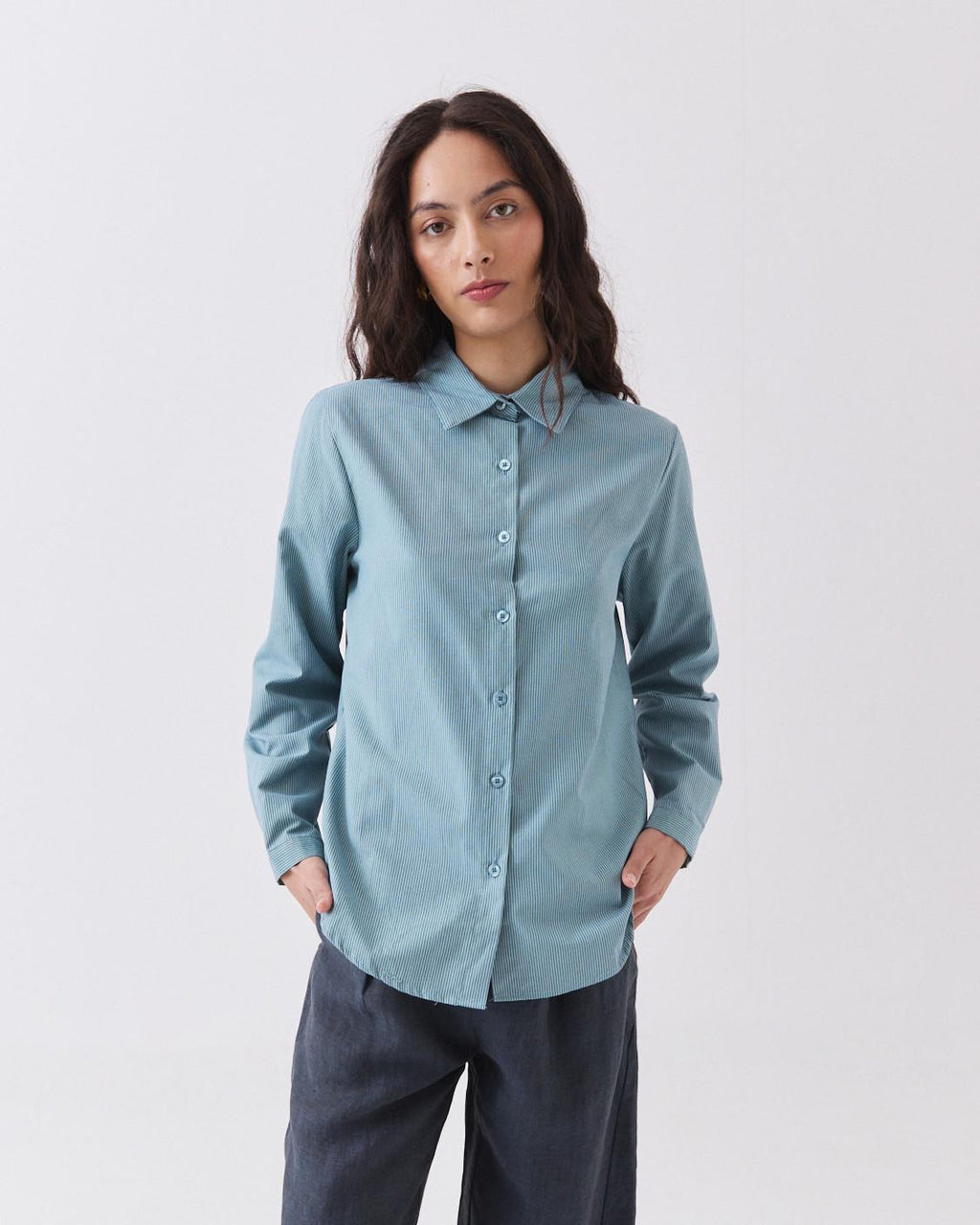 CAMISA PRETEÑIDA RAYAS