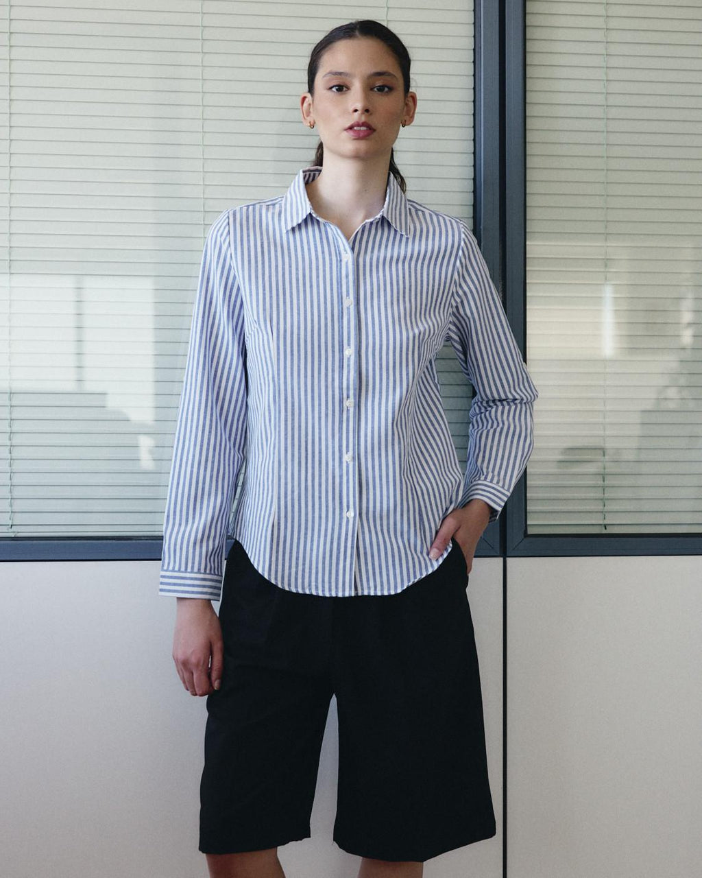 CAMISA MANGA LARGA RAYAS