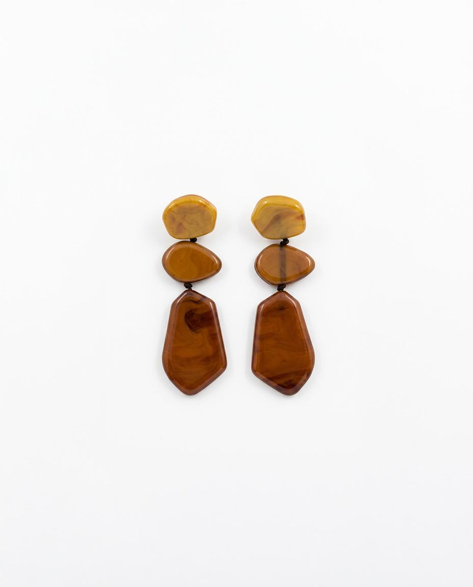 PENDIENTES GEOMÉTRICOS RESINA