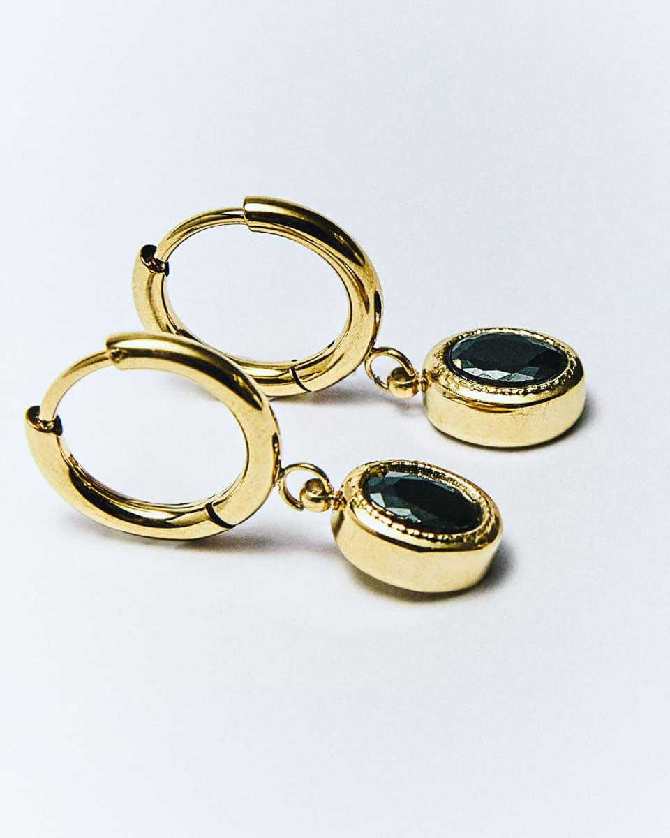 HOOP DROP EARRINGS