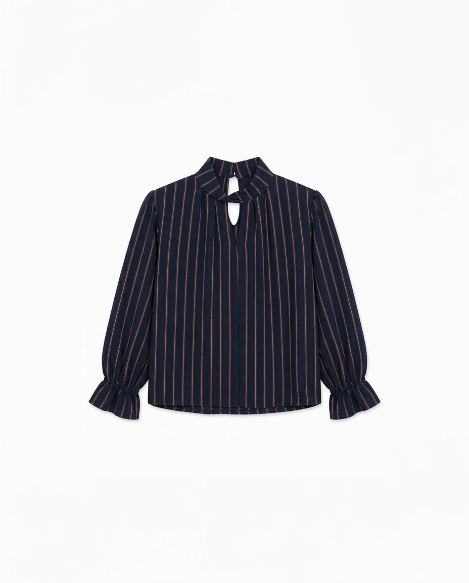 BLUSA NUDO CUELLO