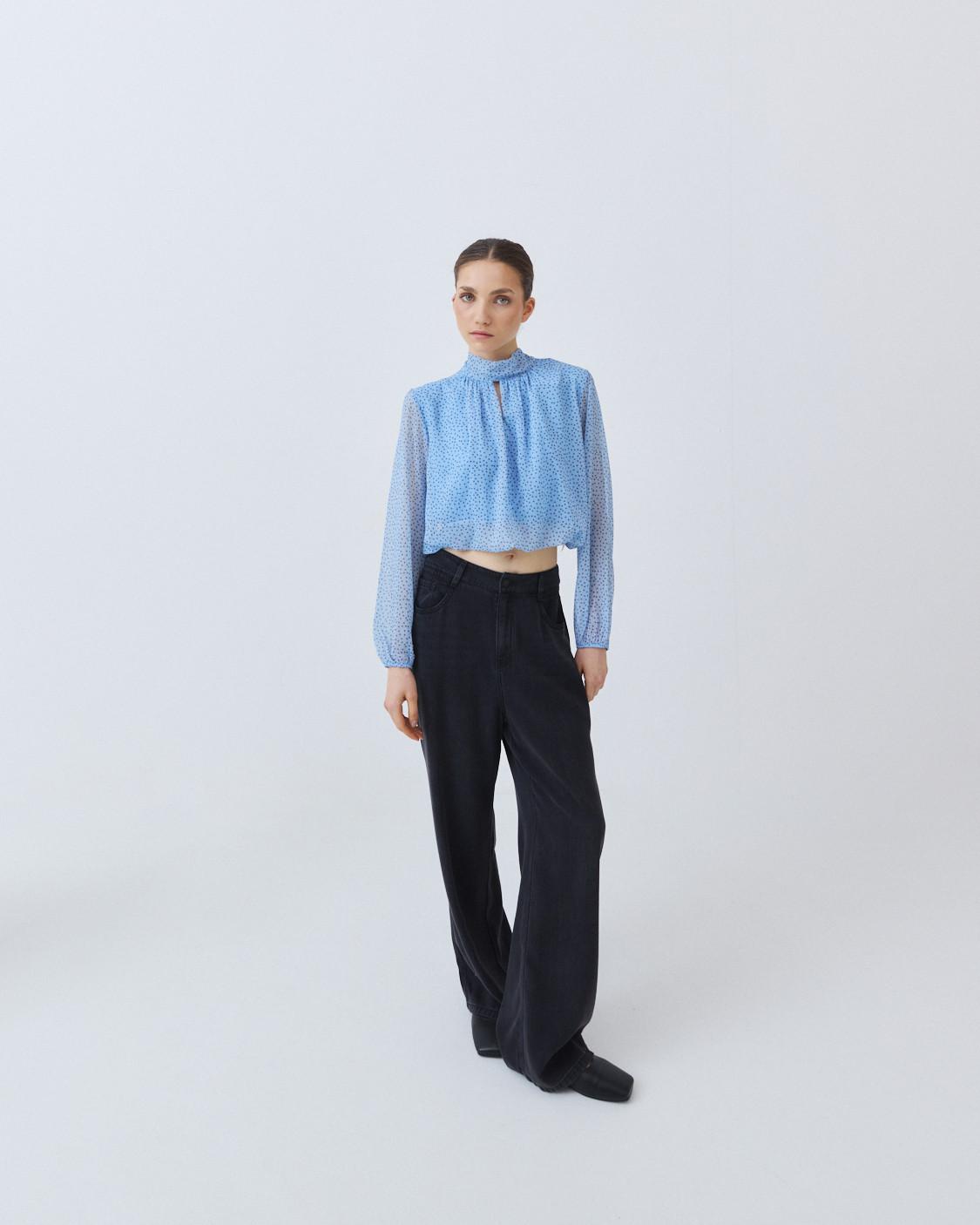 BLUSA CROP LUNARES