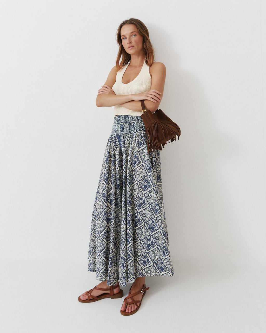 PANTALÓN PALAZZO ESTAMPADO