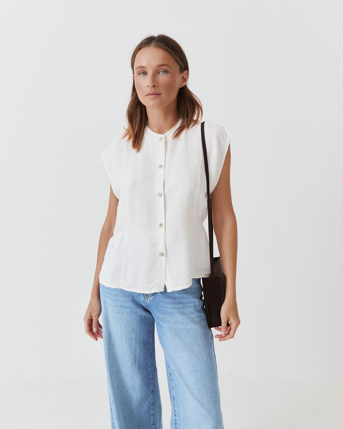 ROUND NECK BLOUSE