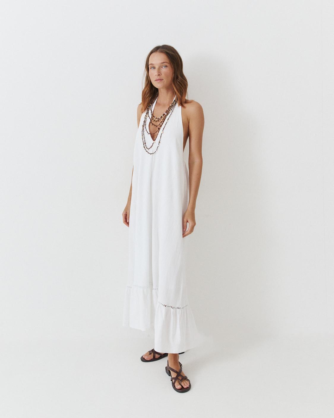 VESTIDO LARGO HALTER