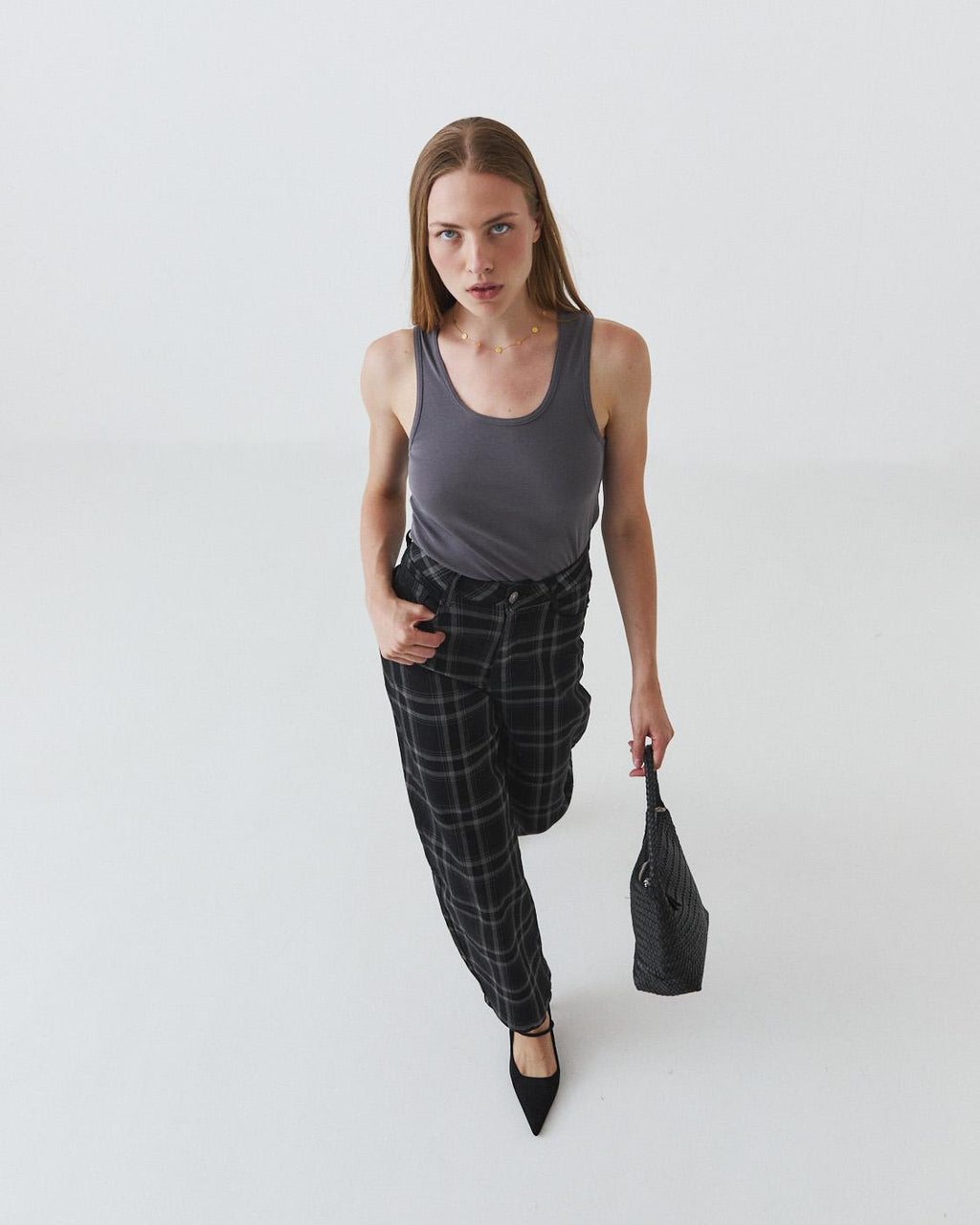 PANTALON BALLOON CUADROS