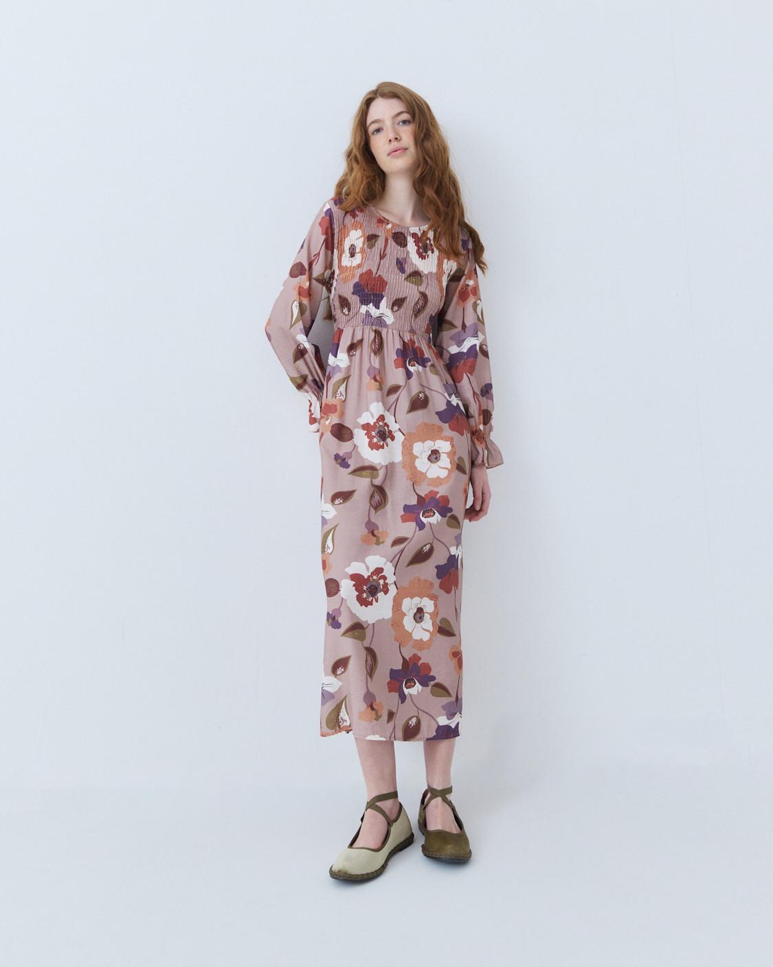 VESTIDO MIDI ESTAMPADO