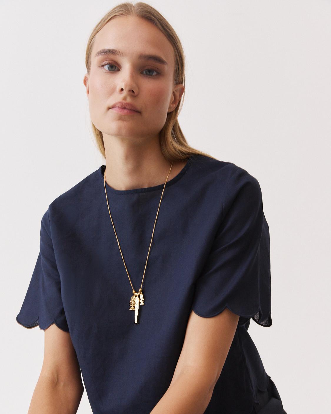 FISH PENDANT NECKLACE
