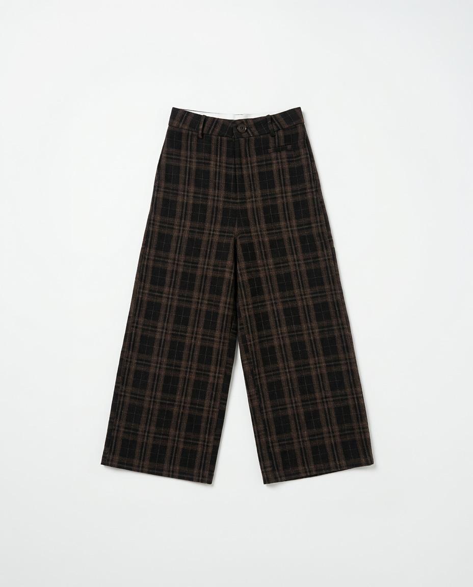 PANTALÓN WIDE LEG CUADROS