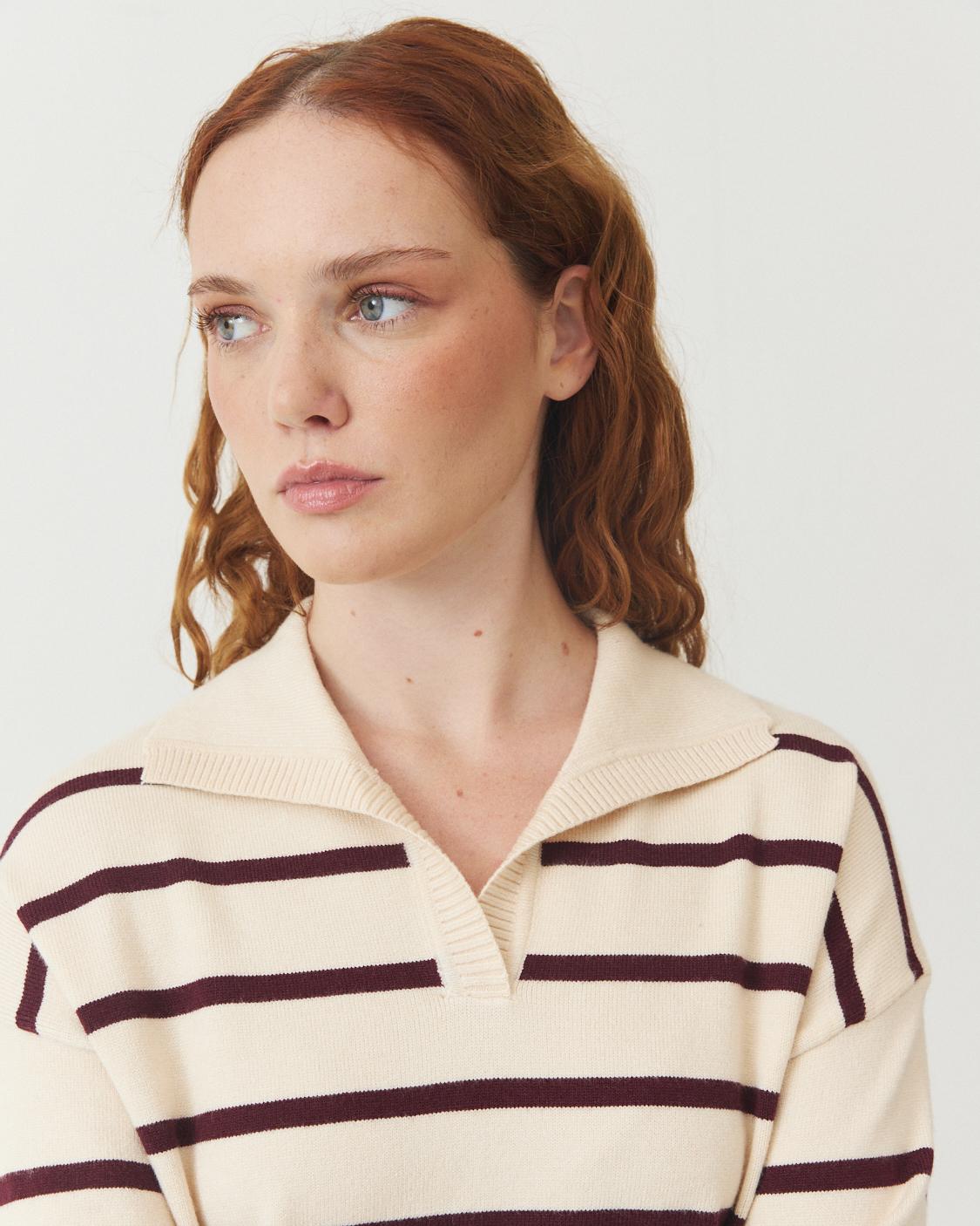 JERSEY POLO DE RAYAS