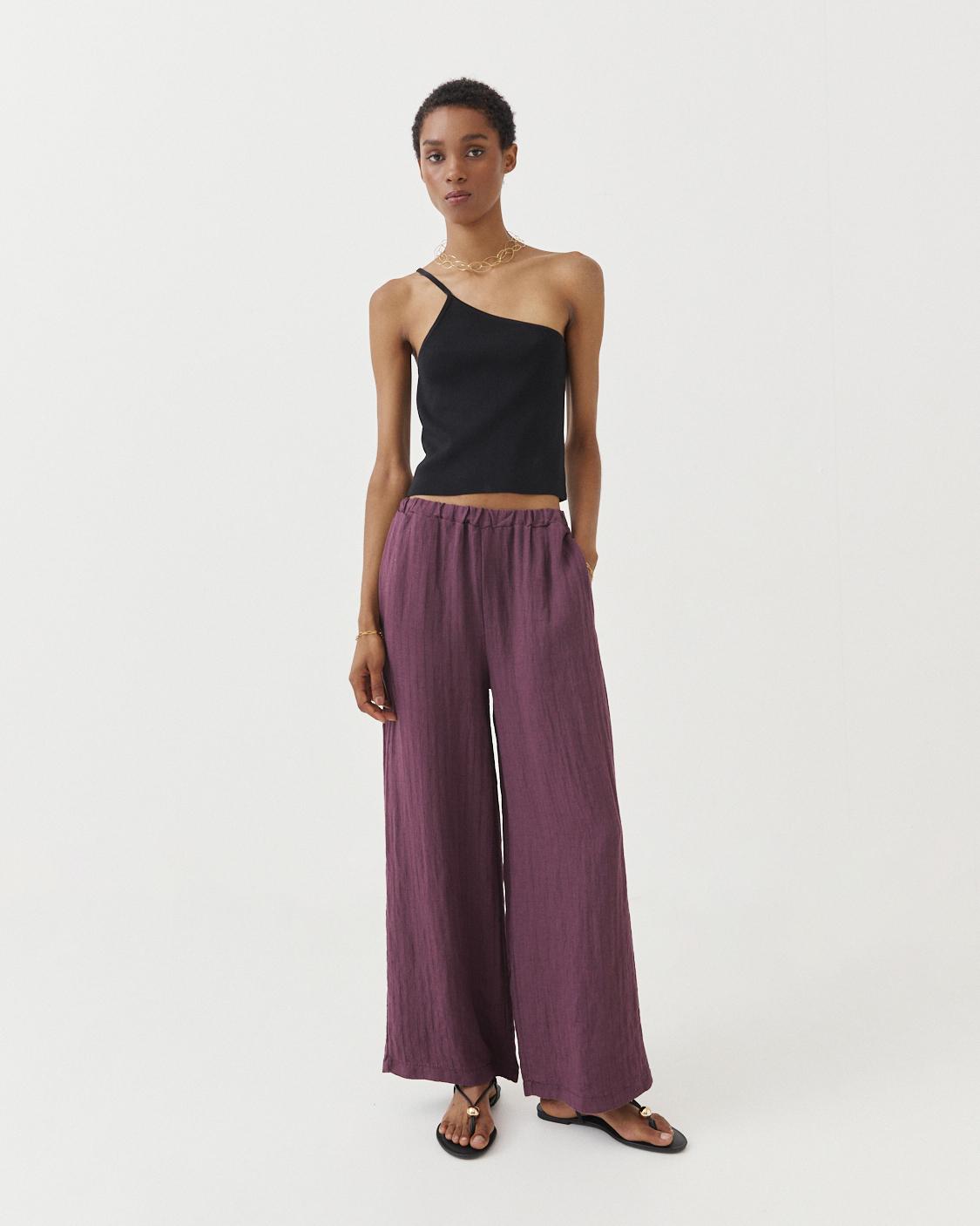 PANTALÓN WIDE LEG RAYAS