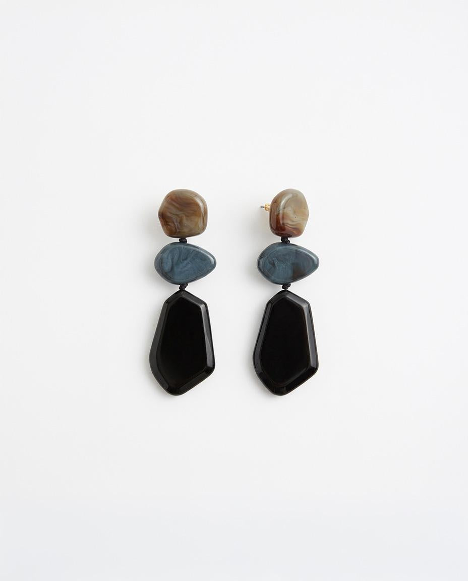 PENDIENTES GEOMÉTRICOS RESINA