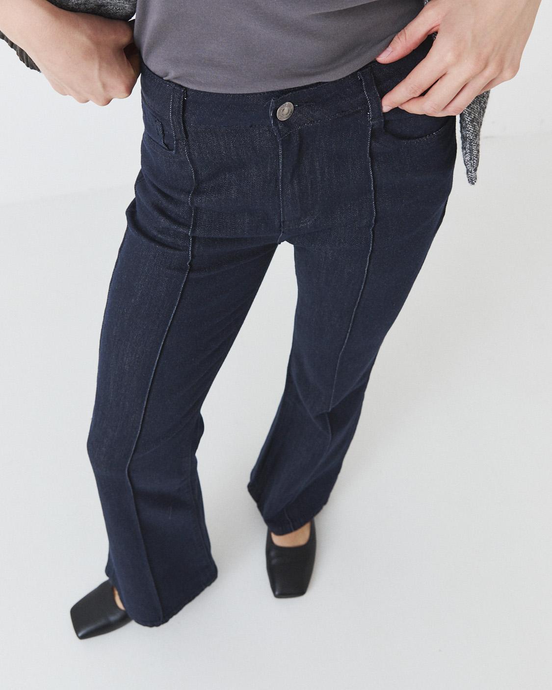 JEANS FLARE COSTURA