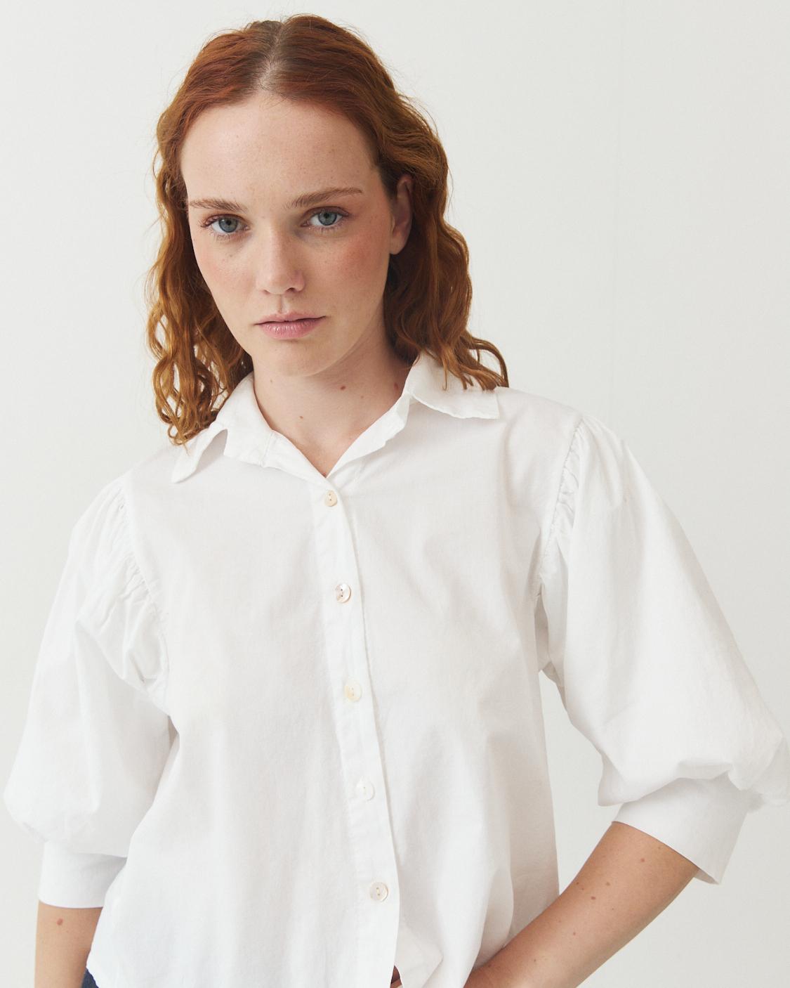 CAMISA MANGA FRANCESA ABULLONADA