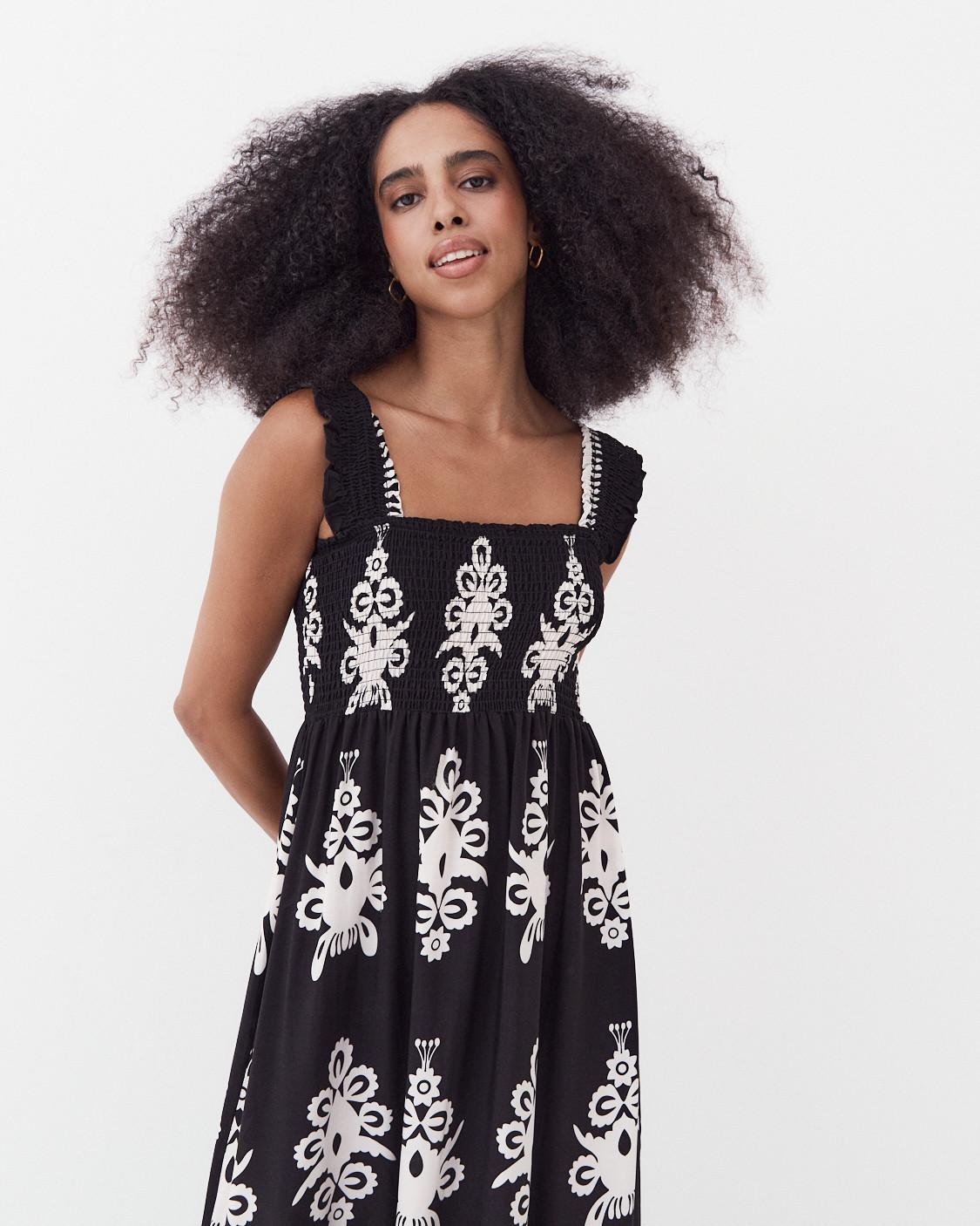 ETHNIC STRAP DRESS