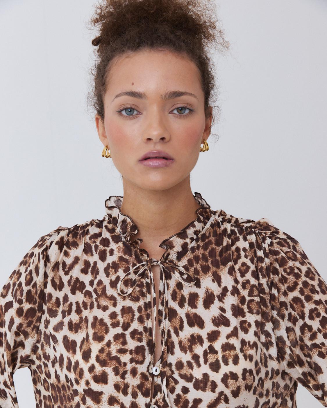 BLUSA ANIMAL PRINT LAZADA