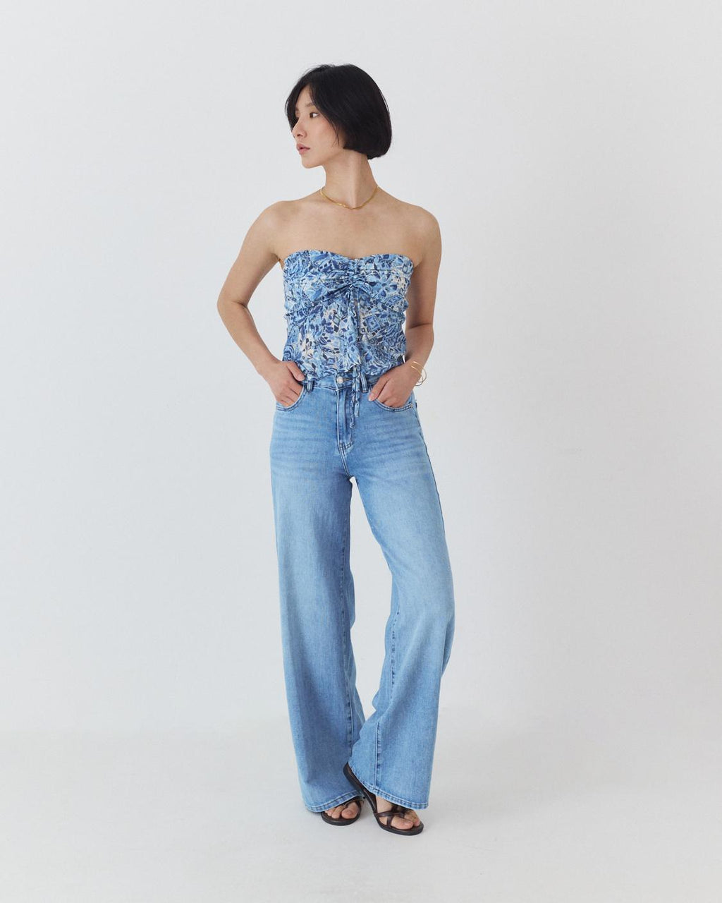 TOP BANDEAU ESTAMPADO
